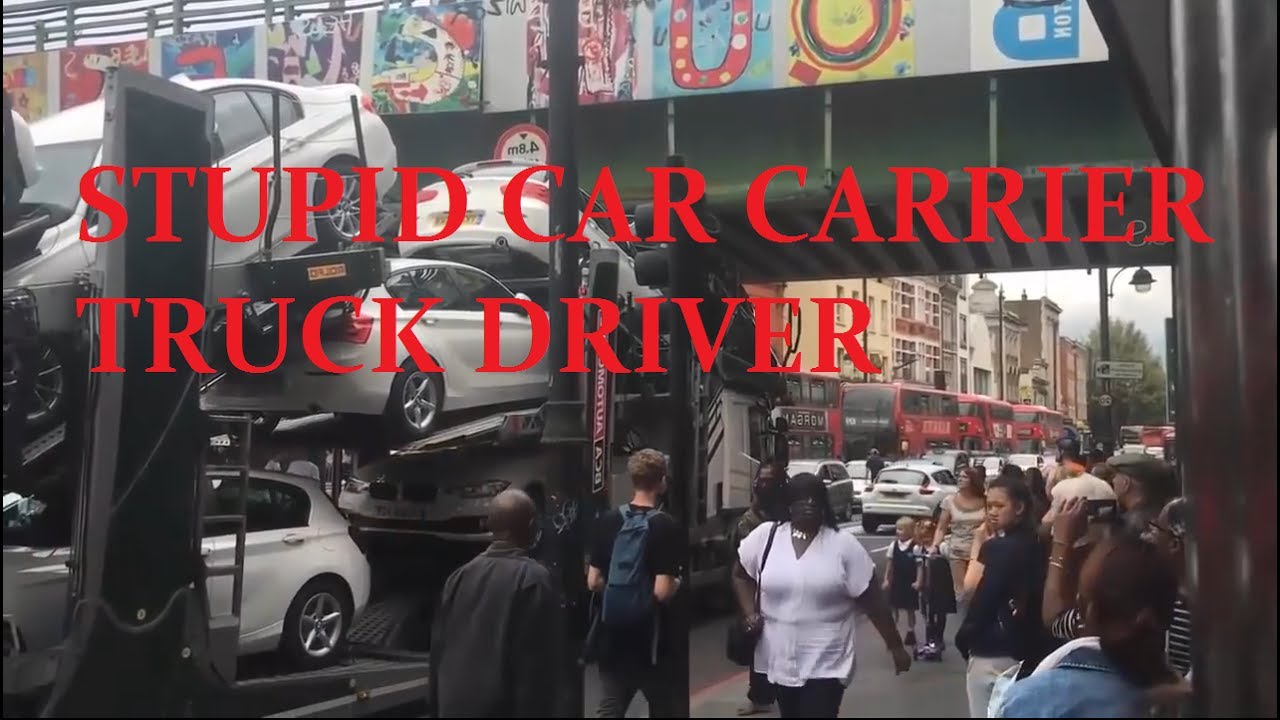CRAZY STUPID Car Carrier Truck Drivers Ever   Unskilled Truck Loading Drivers Compilation TV
