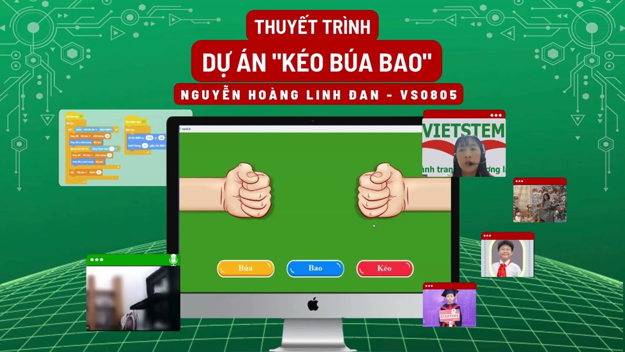 Kéo Búa Bao - Nguyễn Hoàng Linh Đan - Lớp Lập trình Python VS0805