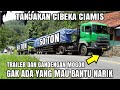 PART 1 Truk Trailer UD Quester Dan Gandengan Hino Tertahan 2 Hari Ditanjakan Cibeka Ciamis