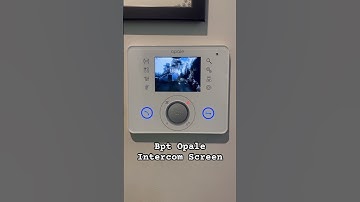 Bpt Opale Intercom Screen, Video just before Before replacing the Hikvision intercom Screens.
