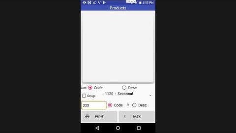 DSD Route Accounting Android Product List