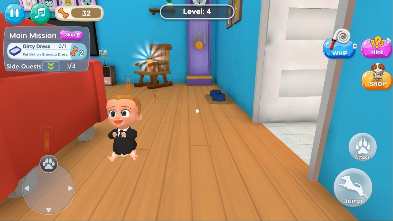 Bad Dog - Puppy Prankster - Gameplay Walkthrough Part 1 (Android, iOS)