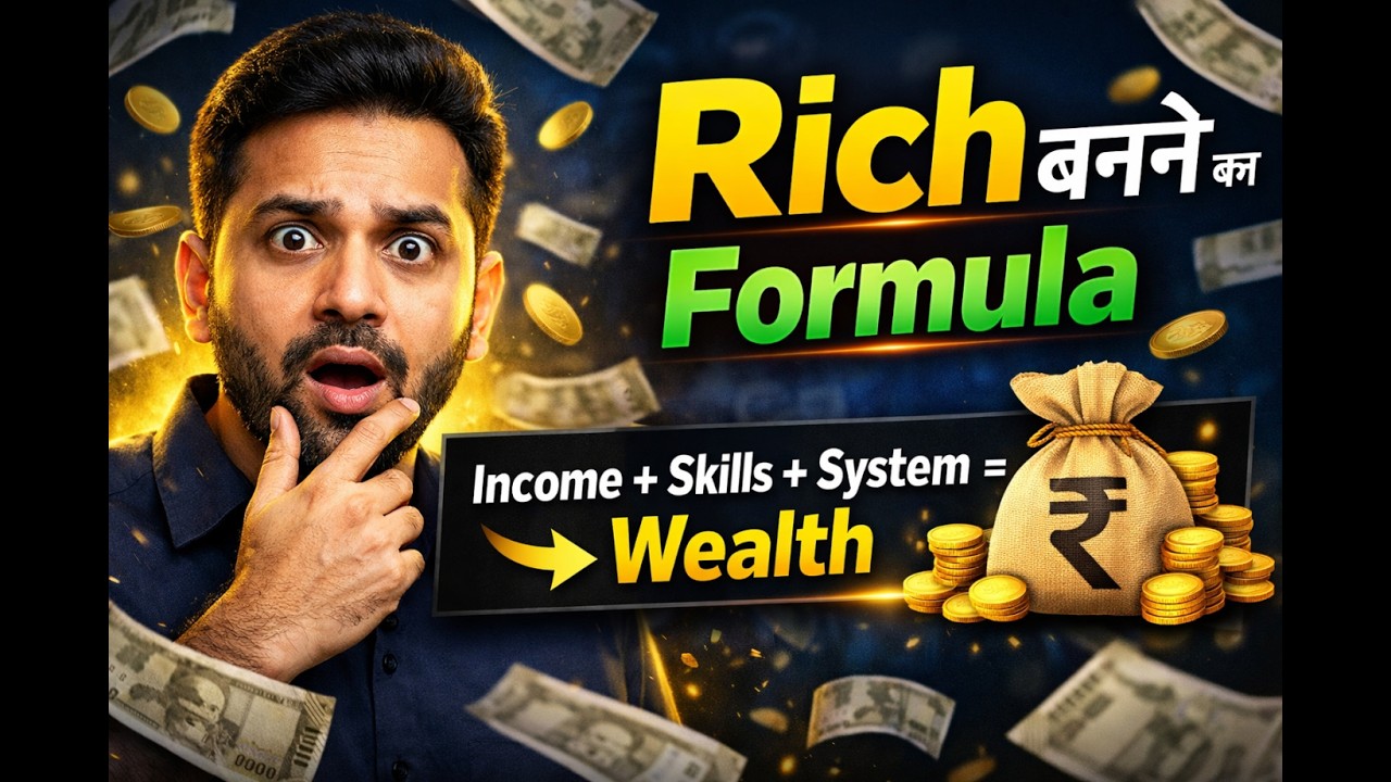 The Wealth Equation Explained in Hindi | Step-by-Step Formula to Build Real Wealth