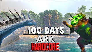 I Spent 100 Days on a Lost Island in ARK and Here's What Happened