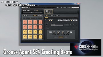 ADSR Pro Cubase Groove Agent SE 4 creating beats from an audio loop