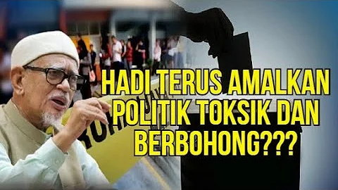 LIVE PANAS !! HADI TERUS AMALKAN POLITIK TOKSIK & ...