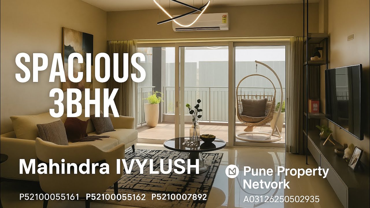 🏡 3BHK for Sale in Mahindra Ivylush, Kharadi | Premium Township Apartment | Pune Property Network