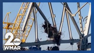 The last big lift of Key Bridge wreckage is complete