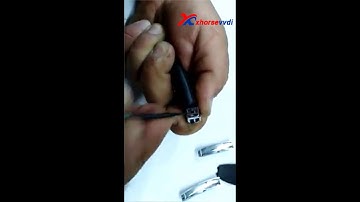 How to assemble Xhorse BE key into the Benz key shell?