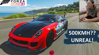 Fastest Car Ferrari 599xx Evolution Forza Horizon 4 Gameplay w/Tunes