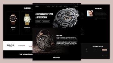 Demo: Watch (Product) Landing Page Using Sass | HTML, CSS & jQuery | Beginner Projects