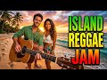 Golden Hour Island Reggae 🌴 Chill Hawaiian Music for Calm Ocean Nights