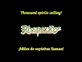 Rhapsody - Holy Thunderforce (Lyrics & Sub Esp.)