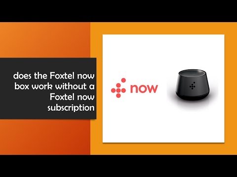 does the Foxtel now box work without a Foxtel now subscription