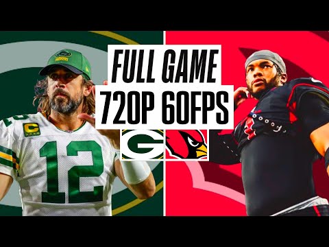 Green Bay Packers vs Arizona Cardinals Full Game | FHD 60FPS