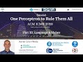 One Perceptron to Rule Them All: Language and Vision - Xavier Giró - ACM ICMR 2020 (Tutorial)