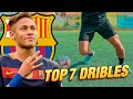 TOP 7 MELHORES DRIBLES DO NEYMAR NO BARCELONA| TUTORIAL DE DRIBLE