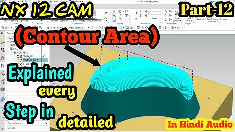 contour area in nx cam | nx cam contour area | contour area operation