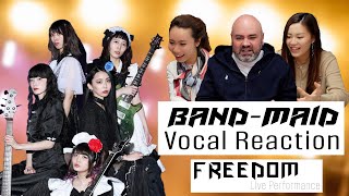 BAND-MAID reaction Freedom (Live Performance) – Vocal Coach Reacts