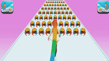 Hair Challenge Max Level Top Game Mobile Walkthrough Update (iOS,Android) Part 01 | Level 01