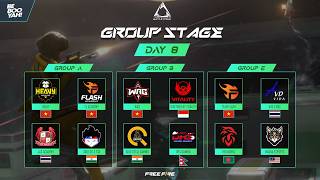 [LIVE] GROUP STAGE A - B - E DAY 8 | VN-SA-SEA Battlefield SS3 | Be Booyah!