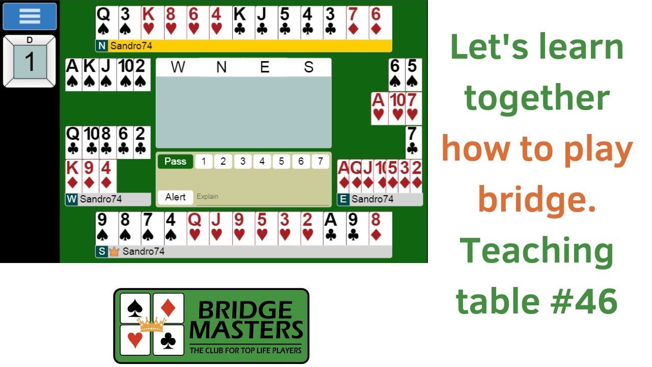 Bid with Me #46: Learn to Bid and Play Bridge Like a Pro #bridge # ...