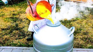 EXPERIMENT LAVA Vs LIQUID NITROGEN