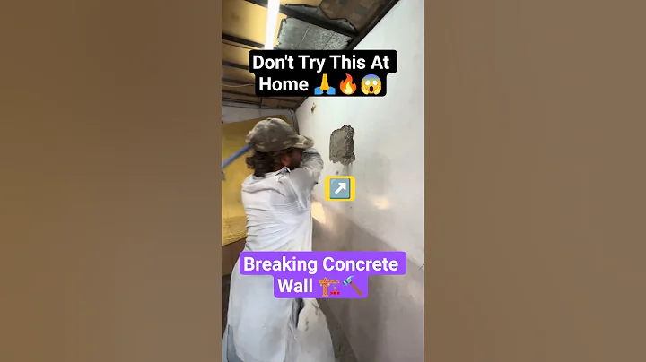🔥HAMMER MAN: Breaking Concrete Walls! 💪 | CAUGHT ON CAMERA: Epic Demolition Moments!  #trendingshort