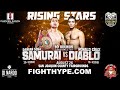 Samurai damian sosa vs diablo ronald cruz live toscano boxing fight night