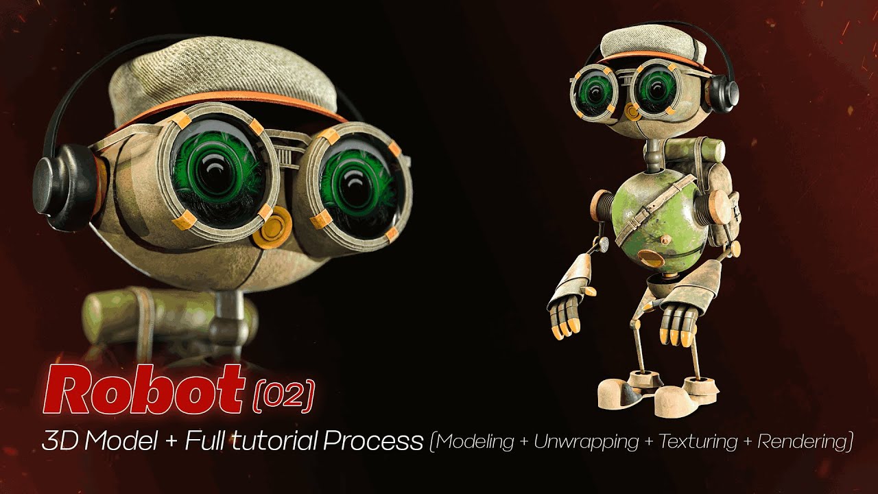 Explorer Bot / 3D Model + Full Tutorial Process - YouTube
