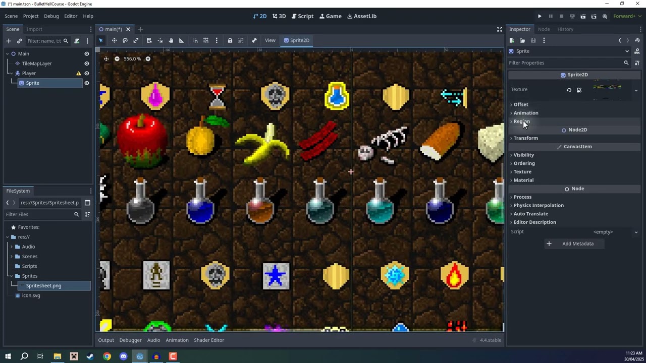 05 Player Scene | Free Course | Design How to Make Game in Godot |
