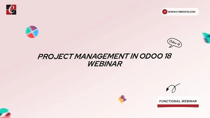 Project Management in Odoo 18 Webinar | Odoo 18 Project Management | Odoo 18 Functional Webinar