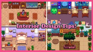 10 Tips for BEAUTIFUL Stardew Valley Interior Decorating! #stardewvalley