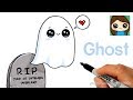 How to Draw a Ghost Super Easy