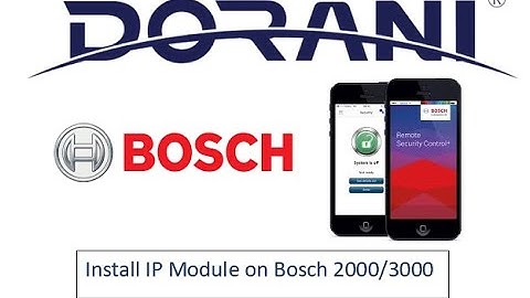 Dorani - Add BOSCH IP Module
