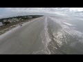 Flying down the beach at Hilton Head