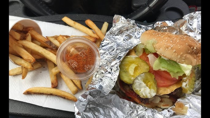 Kosher Hot Dog w/ Cajun Fries - Picture of Five Guys, Champaign -  Tripadvisor