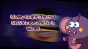 Klasky Csupo Effects | NEIN Csupo Effects Is Weird