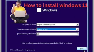 How to install windows 11 | windows 11 installation step by step