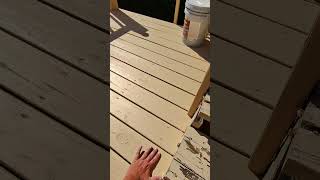 #deck #nail and #screw holes 🕳 and #cracks must be filled in and #Encapsulated #physicalbarrier