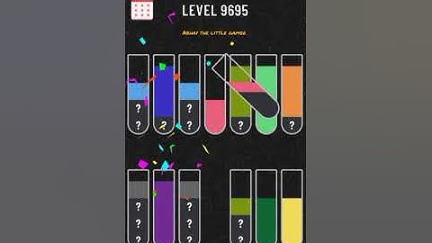 Water sort puzzle level 9695