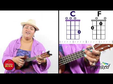 Just a Little Bit by Paula Fuga (C & F Chord Play Along - Beginner Ukulele)