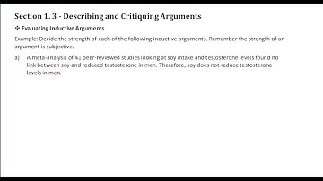 Evaluating Inductive Arguments