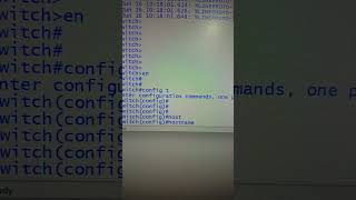 How to change Cisco switch name? #ccna200301 #cisconetworks
