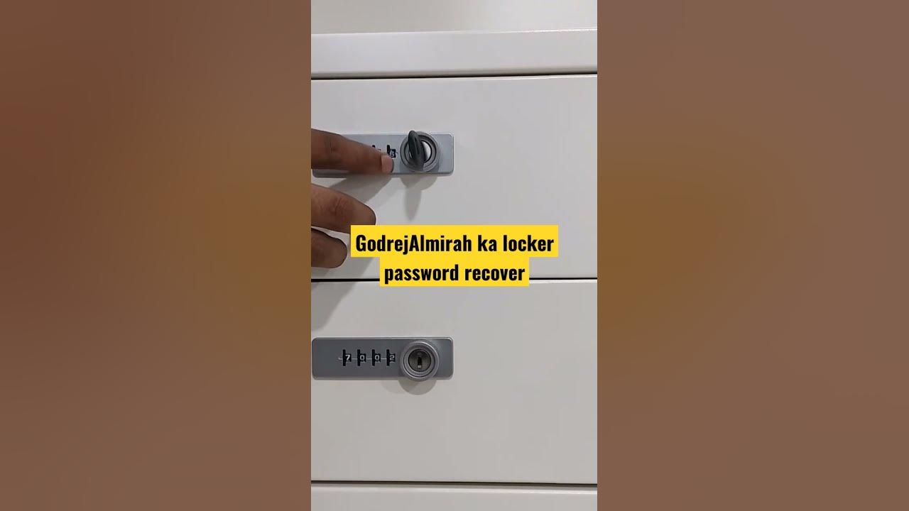 how-to-recover-password-in-godrej-almirah-locker-youtube-shorts