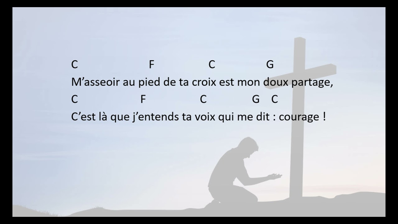 Au pied de la sainte croix