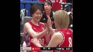 デンソー ルーキー #白石弥桜 魅せる✨ 3度のエンドワンで満開の笑顔