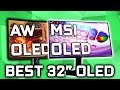 Best 32 qd oled  msi mag vs alienware aw3225qf