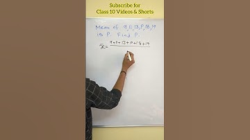 Mean || Missing Observation || Statistics || Class10 Maths #shorts#ytshorts#class10maths#statistics