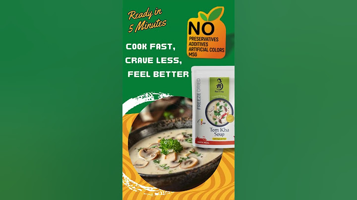Tom Kha Soup | Ready in 5 minutes | Made It Easy | No Preservatives | 100% Natural | Freeze Dried